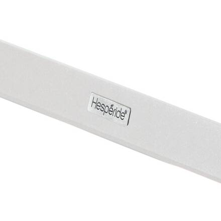 Tavolino laterale da giardino quadrato ALLURE Bianco 55 x 45 x 55 cm - Alluminio rivestito in resina epossidica