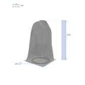 Copertura protettiva HAMBO per sedia sospesa a uovo Grigio 205 x 125 x 125 cm - Poliestere Grigio