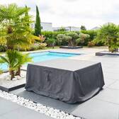 Copertura protettiva HAMBO per tavolo quadrato Grigio M 165 x 165 x 80 cm - Poliestere Grigio
