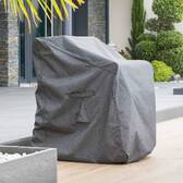 Copertura protettiva HAMBO per pila di sedie Grigio 120 x 70 x 70 cm - Poliestere Grigio