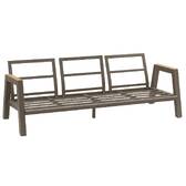Salotto da giardino AXIOME Beige / Praline 5 posti - Alluminio trattato con epossidica, Texaline, Olefina Beige / Pralina