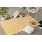 Tappeto per esterni ILANGA Grigio 180 x 120 cm - Polipropilene Arancione