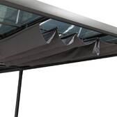 Telo per pergola ENOLIE Ardesia Per ENOLIE 4 x 3,5 m - L. 285 x H. 13 cm - Poliestere Ardesia