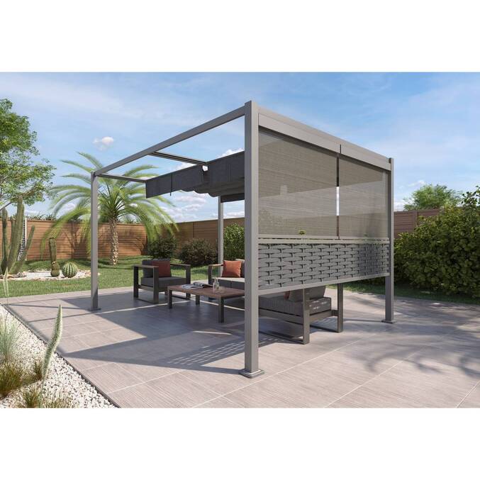 Outdoor Gazebo Top Cover Canopy Replacement 10.6x10.6' For Madaga Gazebo Frame e