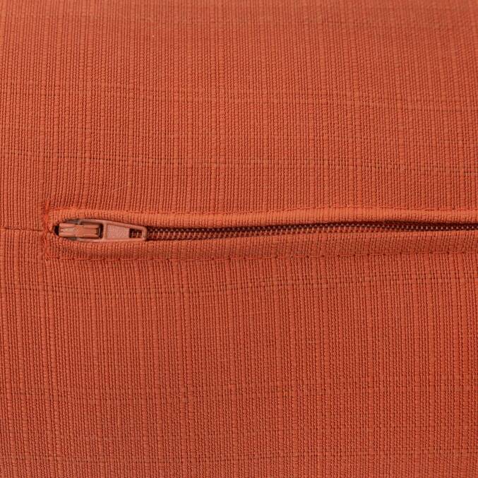 Cuscino cilindrico da esterno KORAI Terracotta 45 x 15 cm - Poliestere Terracotta
