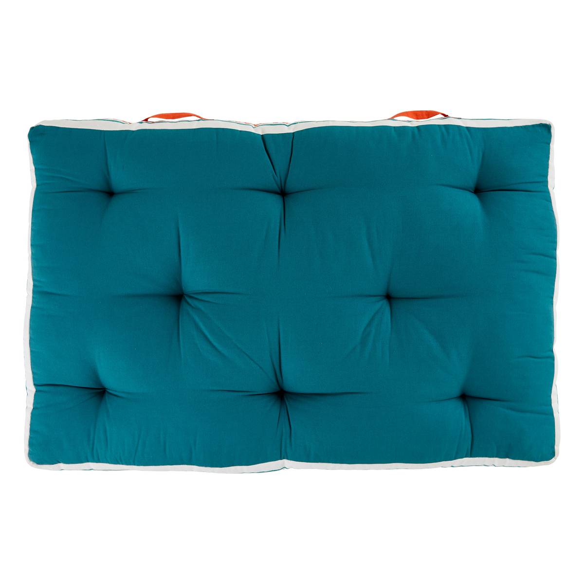 Materasso per esterni YUCATAN Blu anatra 120 x 15 cm - Cotone, Poliestere, Acrilico Blu anatra