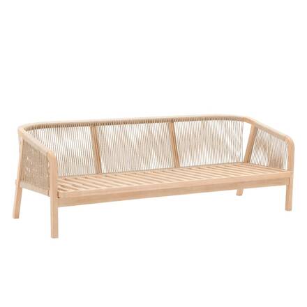 Salotto da giardino PAPOUASIE Acacia 5 posti - Acacia certificato FSC®, Poliestere