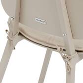Set di 2 sedie da giardino TERZANO Beige / Argilla Alluminio rivestito in epossidico Beige / Argilla