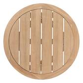 Tavolino laterale da giardino rotondo PAPOUASIE Acacia 55 x 51 cm - Acacia certificato FSC® Acacia