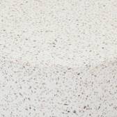 Tavolino laterale da giardino rotondo TIMANDRA Grigio 35 x 47 cm - Terrazzo Grigio