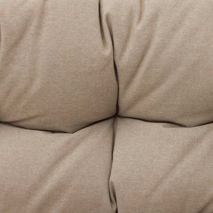 Divano da giardino MELOANE Beige 2 posti - Acciaio rivestito in epossidico, Poliestere Beige