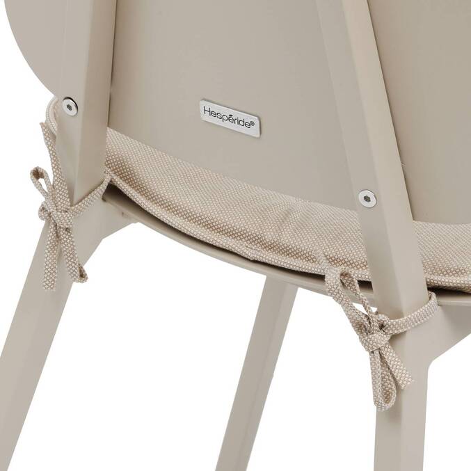Set di 2 sedie da giardino TERZANO Beige / Argilla Alluminio rivestito in epossidico Beige / Argilla