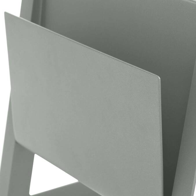 Tavolino laterale da giardino quadrato ALLURE Verde alloro 55 x 45 x 55 cm - Alluminio rivestito in resina epossidica Lauro