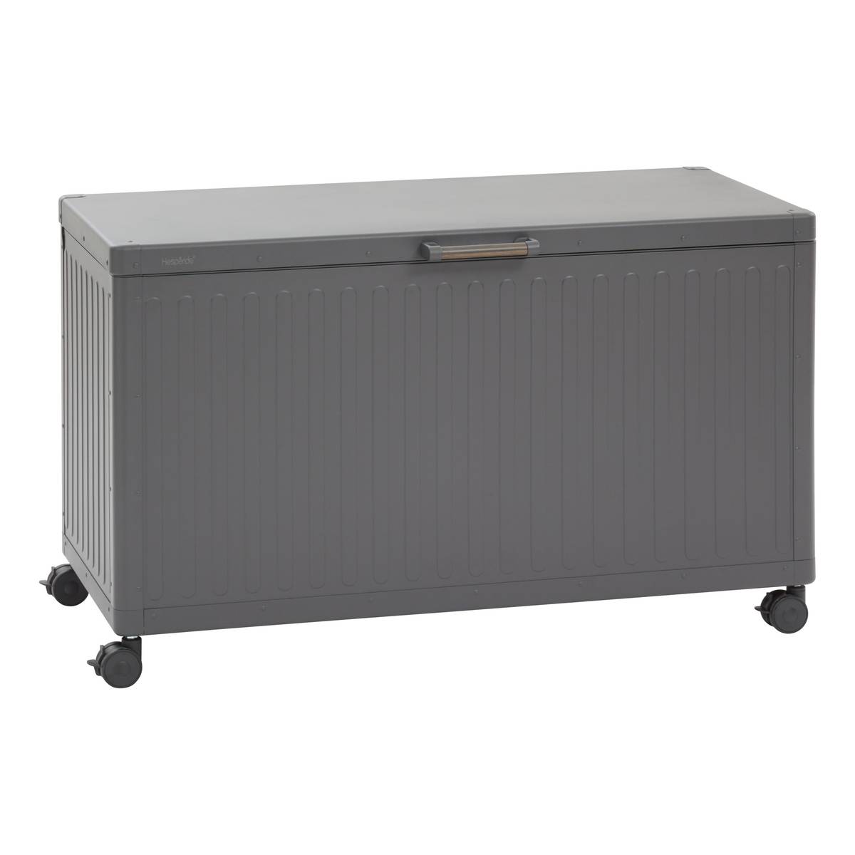 Baule contenitore EDENIO Grafite 510 L - Acciaio zincato, Alluminio rivestito in resina epossidica Grafite