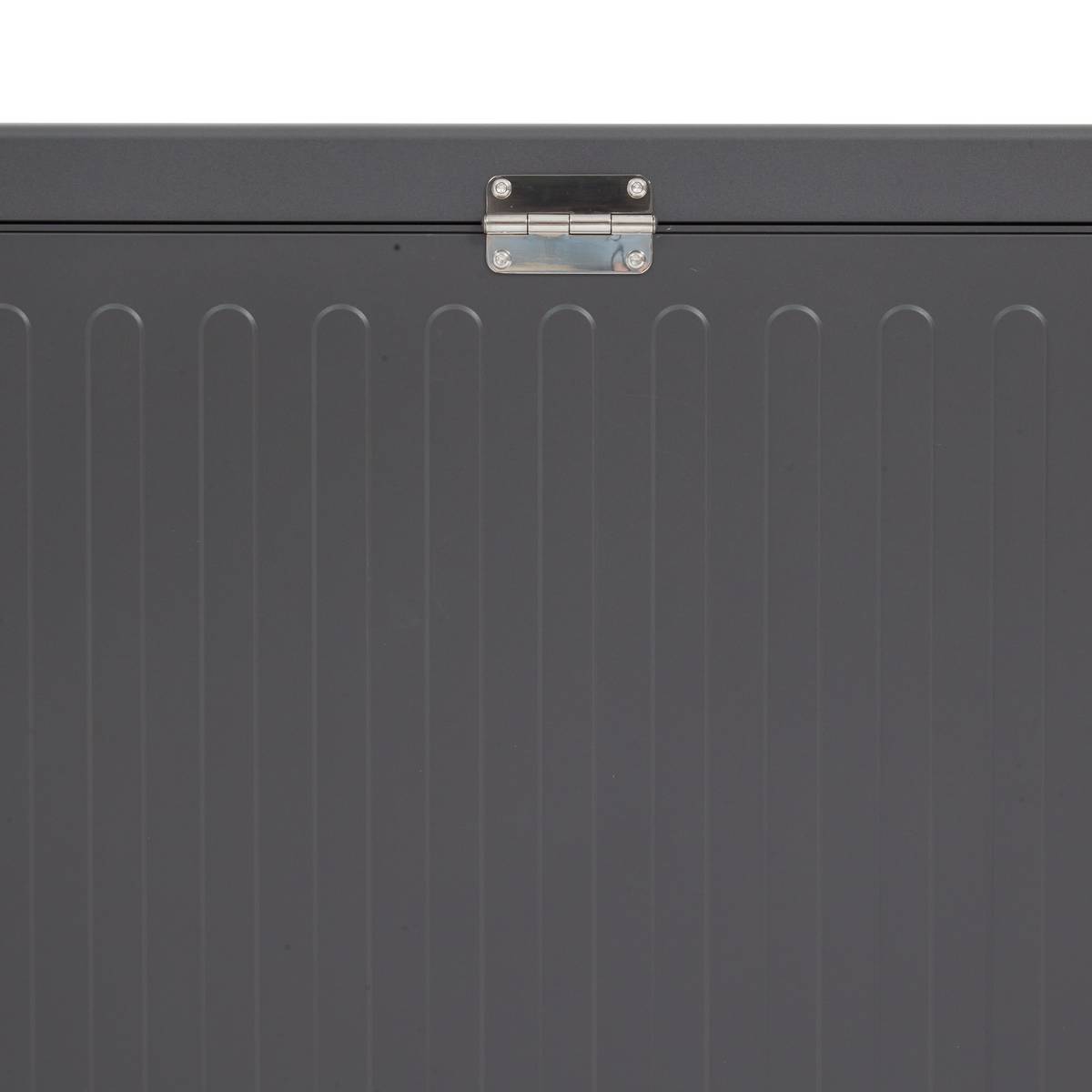 Baule contenitore EDENIO Grafite 510 L - Acciaio zincato, Alluminio rivestito in resina epossidica Grafite