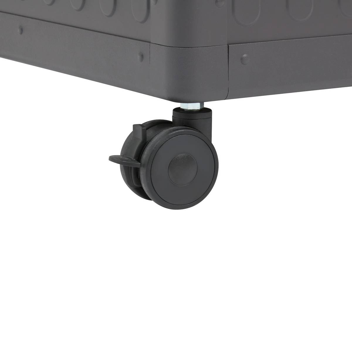 Baule contenitore EDENIO Grafite 510 L - Acciaio zincato, Alluminio rivestito in resina epossidica Grafite