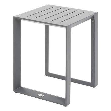 Salotto da giardino rotante ALLURE Grafite 5 posti - Alluminio trattato con epossidico, Poliestere
