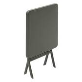 Tavolino laterale da giardino quadrato GREENSBORO Verde alloro 40 x 40 cm - Acciaio, Trattamento Antiruggine Rinforzato Lauro