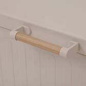 Baule contenitore EDENIO Argilla 510 L - Acciaio zincato, Alluminio rivestito in resina epossidica Argilla
