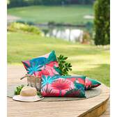 Cuscino decorativo per esterni MAORIA con motivo giungla STOF x Hespéride - 40 x 40 cm - Poliestere Motivo giungla