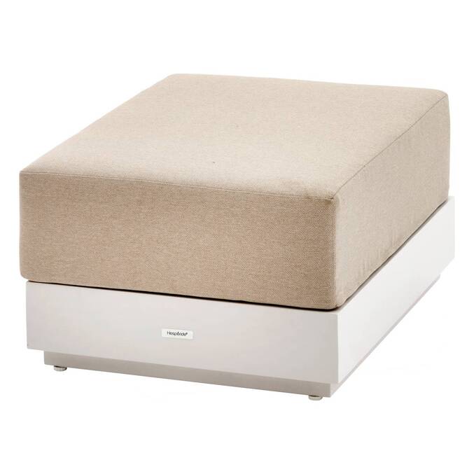 Pouf da giardino ALLURE Avena Alluminio trattato con epossidica, Olefina Avena