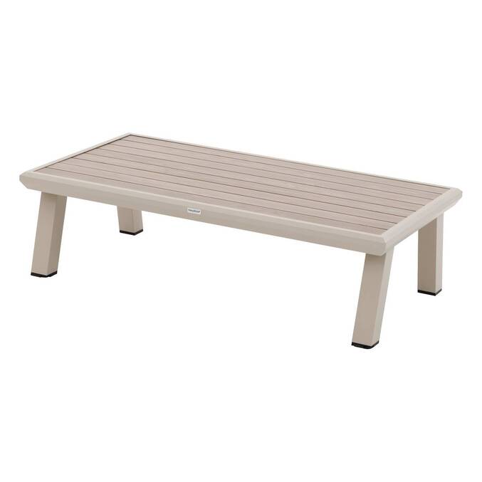Salotto da giardino AXIOME Beige / Argilla 5 posti - Alluminio trattato con epossidica, Olefina3763