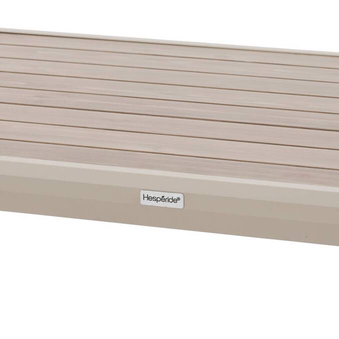 Salotto da giardino AXIOME Beige / Argilla 5 posti - Alluminio trattato con epossidica, Olefina3763