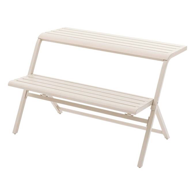 Set da balcone DRILIA Argilla 2 posti - Acciaio rivestito in resina epossidica Argilla