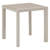 Tavolo da giardino ÉVASION Lino & Argilla + 2 sedie impilabili ESSENTIA 1 tavolo da giardino 2 posti e 2 sedie impilabili Lino / Argilla