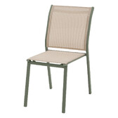 Tavolo da giardino ÉVASION Lino & Alloro + 2 sedie impilabili ESSENTIA 1 tavolo da giardino 2 posti e 2 sedie impilabili Lino / Lauro