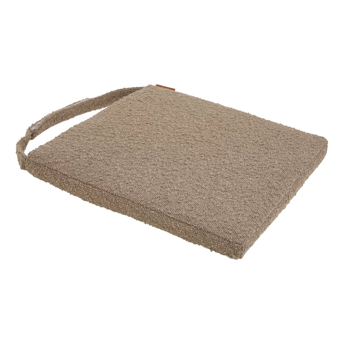 Cuscino per sedia SOLFIA Caffè 40 x 40 cm - Poliestere Caffè