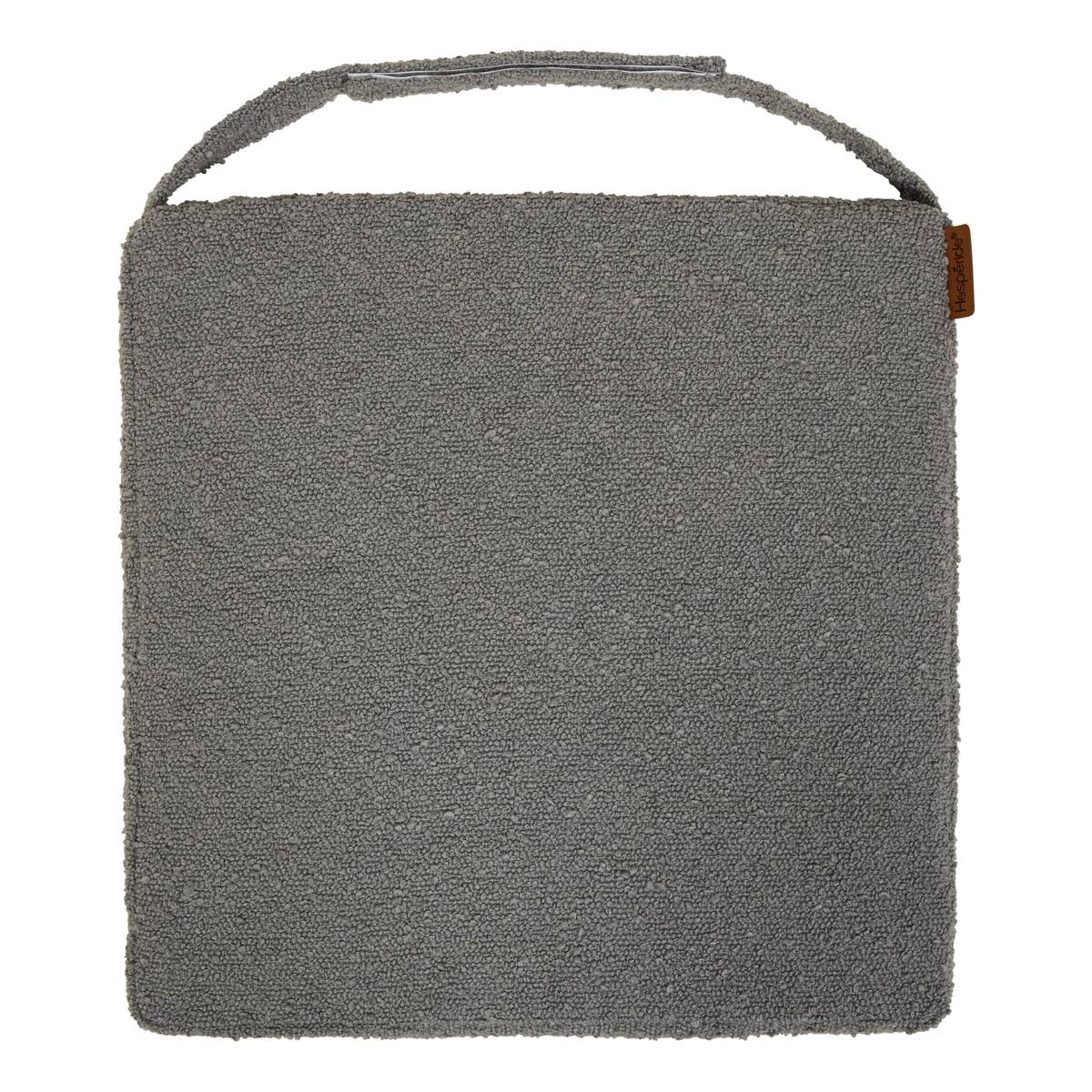 Cuscino per sedia SOLFIA Grigio ardesia 40 x 40 cm - Poliestere Gris ardoise