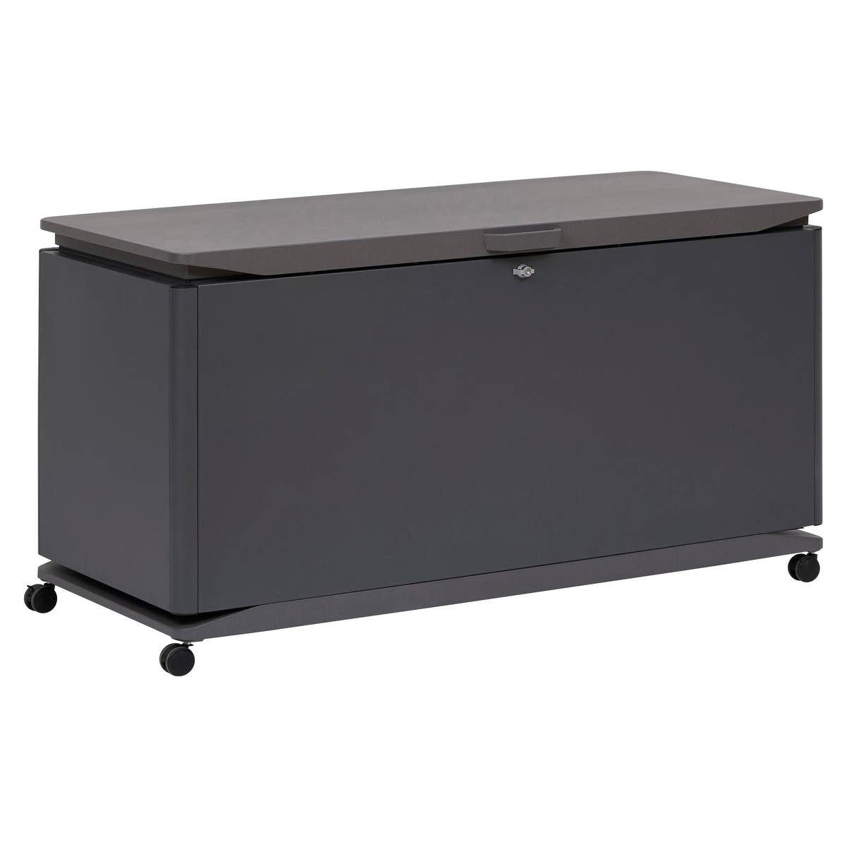 Baule contenitore ALUMIA Grafite 750L - Acciaio, Alluminio Grafite