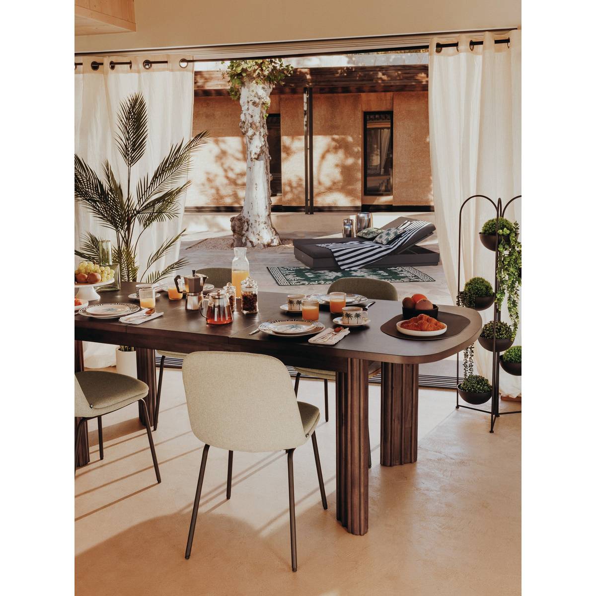 Tappeto da esterno THE PALM RESORT Verde scuro 230x160 cm - Polipropilene Verde scuro