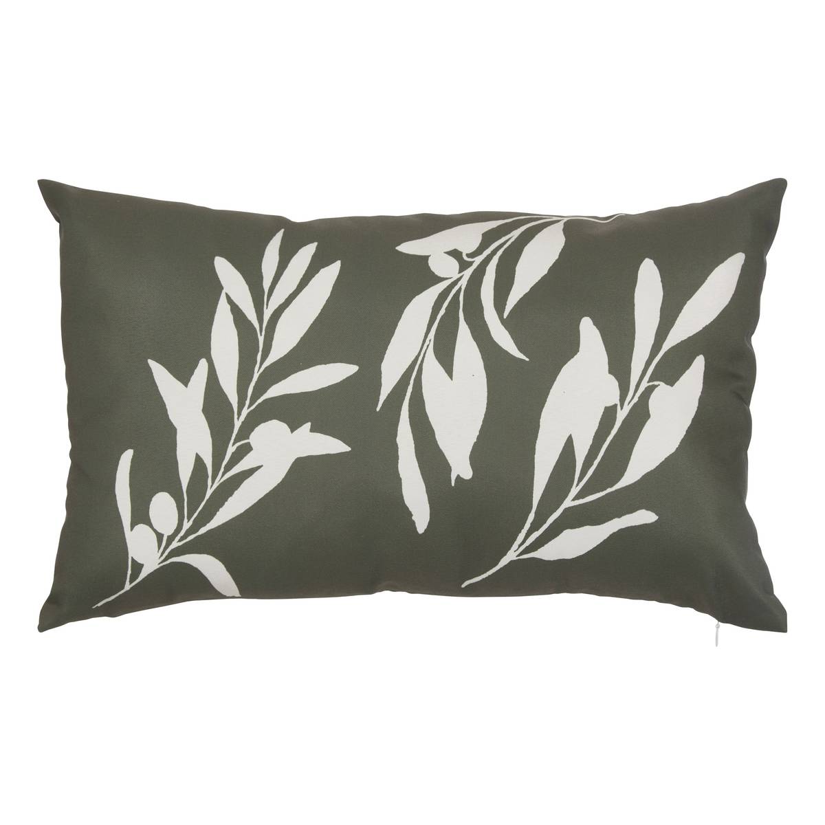 Copricuscino da esterno rettangolare TILEO Verpara curo 50 x 30 cm - Poliestere Verde scuro