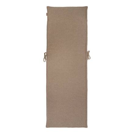 Cuscino per sdraio SOLFIA Caffè 190 x 60 cm - Poliestere