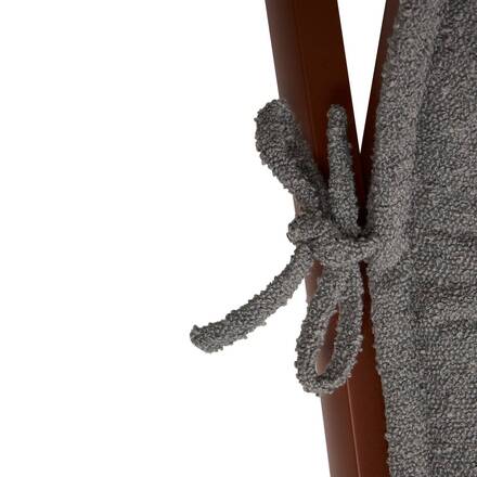 Cuscino per sdraio SOLFIA Grigio ardesia 190 x 60 cm - Poliestere
