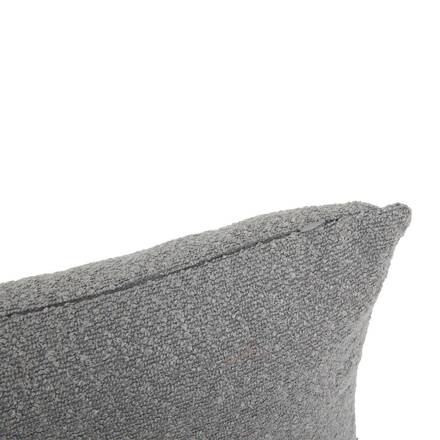 Cuscino decorativo SOLFIA Grigio ardesia 45 x 45 cm - Poliestere