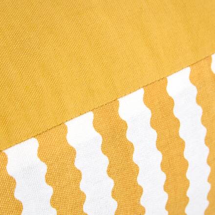 Cuscino da pavimento rettangolare per esterni POOLSIDE Giallo 60 x 40 cm - Cotone