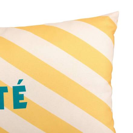 Cuscino da esterno rettangolare POOLSIDE Giallo 50 x 30 cm - Poliestere