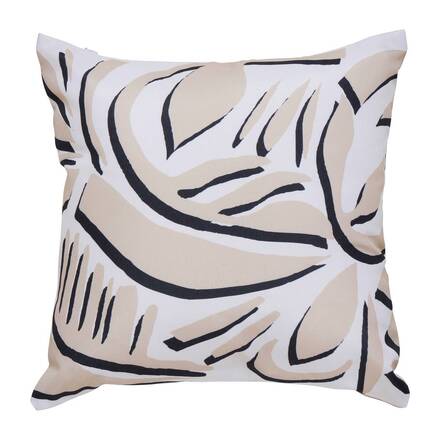 Copricuscino da esterno quadrato TILEO Beige 40 x 40 cm - Poliestere