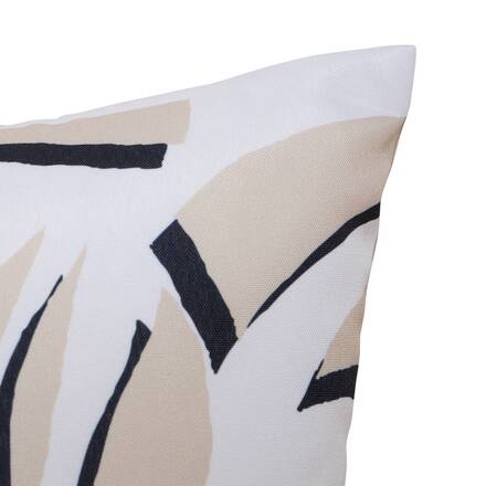 Copricuscino da esterno quadrato TILEO Beige 40 x 40 cm - Poliestere
