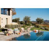 Cuscino da esterno rettangolare POOLSIDE Terracotta 50 x 30 cm - Poliestere Terracotta
