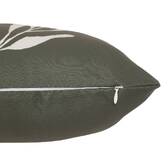 Copricuscino da esterno rettangolare TILEO Verpara curo 50 x 30 cm - Poliestere Verde scuro