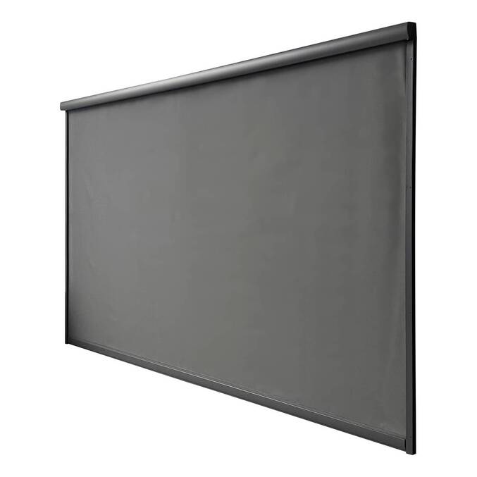 Tenda per pergola EVONIS Grafite Per EVONIS Lato 4 m - 3,7 m - Alluminio, Texaline Grafite
