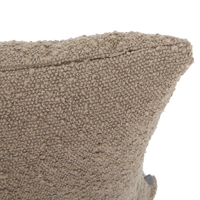 Cuscino decorativo SOLFIA Caffè 45 x 45 cm - Poliestere Caffè