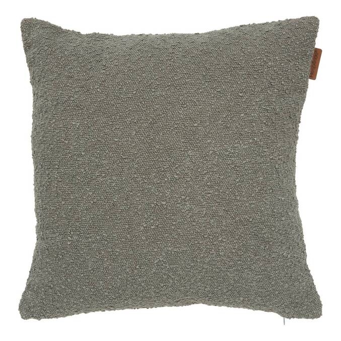 Cuscino decorativo SOLFIA Verde alloro 45 x 45 cm - Poliestere Lauro