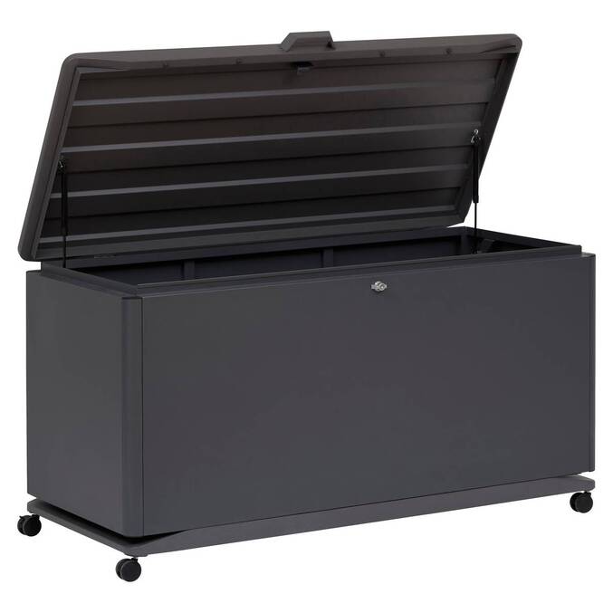 Baule contenitore ALUMIA Grafite 750L - Acciaio, Alluminio Grafite