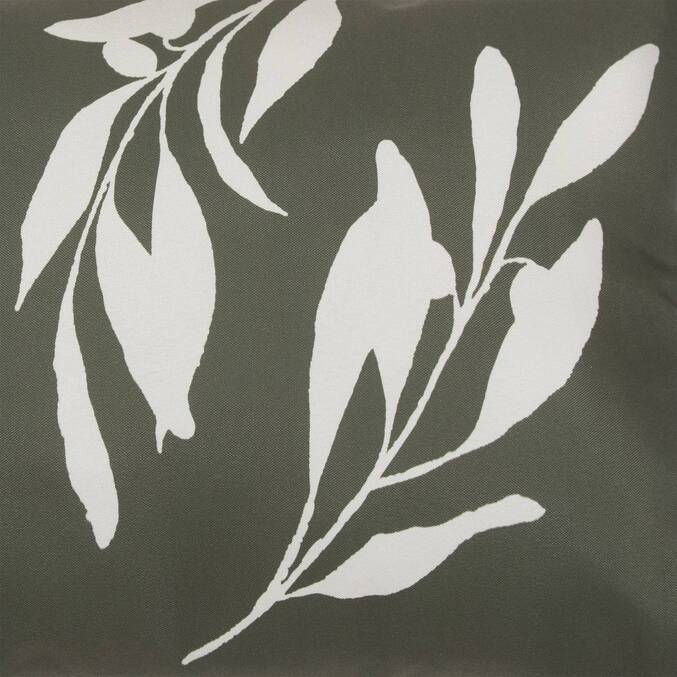 Copricuscino da esterno rettangolare TILEO Verpara curo 50 x 30 cm - Poliestere Verde scuro