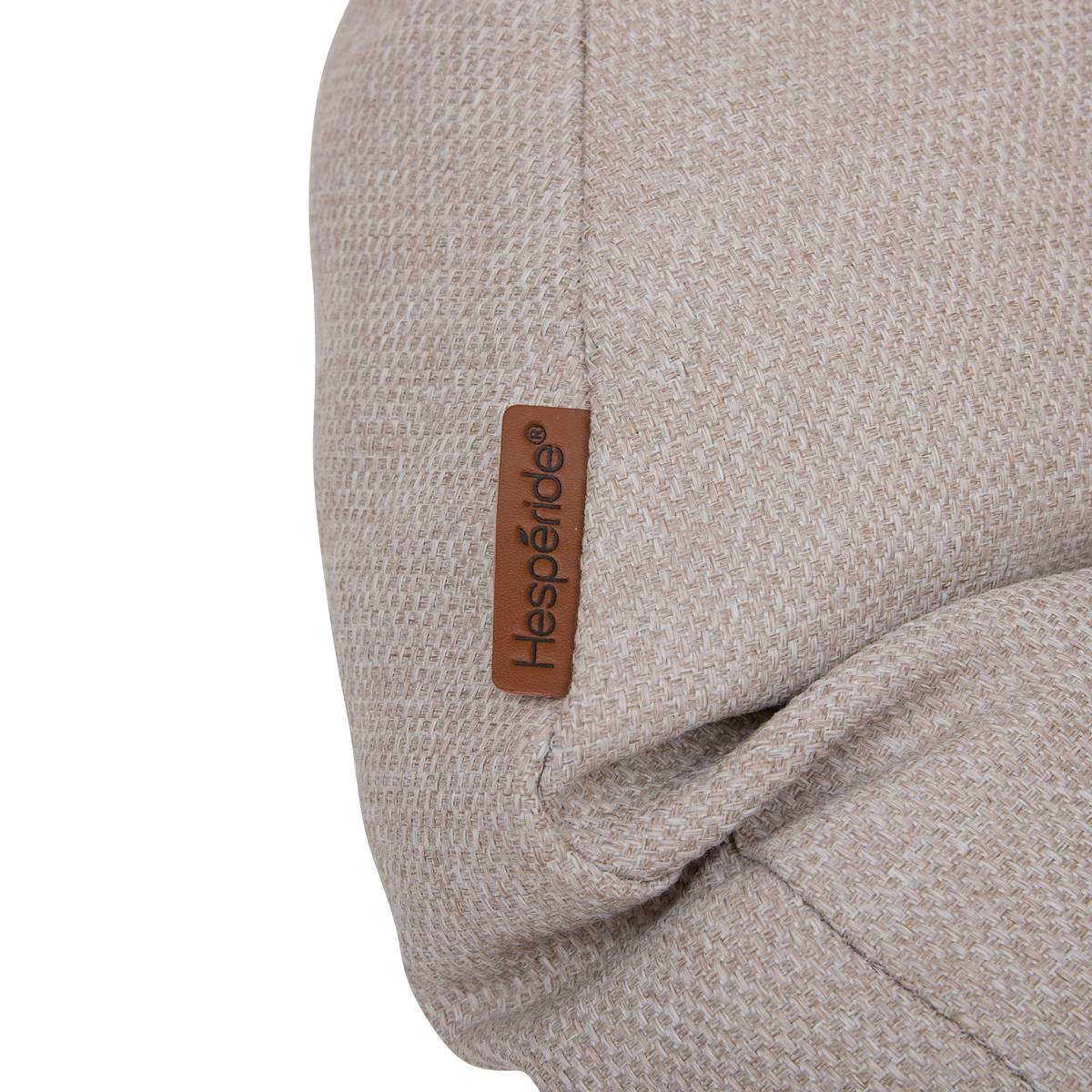 Poltrona da giardino rotante NYMELY Beige Acciaio, Trattamento antiruggine rinforzato, Olefina Beige